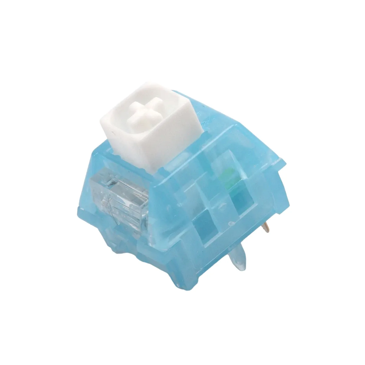 Kailh Arctic Fox - Commutateurs Tactiles 52g (Pré-lubrifiés, 5 broches, Tige POM)