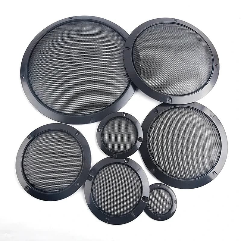 Grille de protection pour haut-parleur avec cadre en plastique et maille métallique (2 à 10 pouces) - Image 6