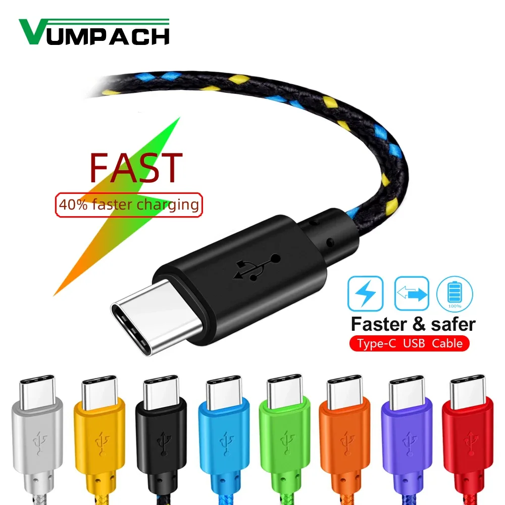 Câble USB-C de charge rapide et transfert de données (1m/2m/3m) - Image 1