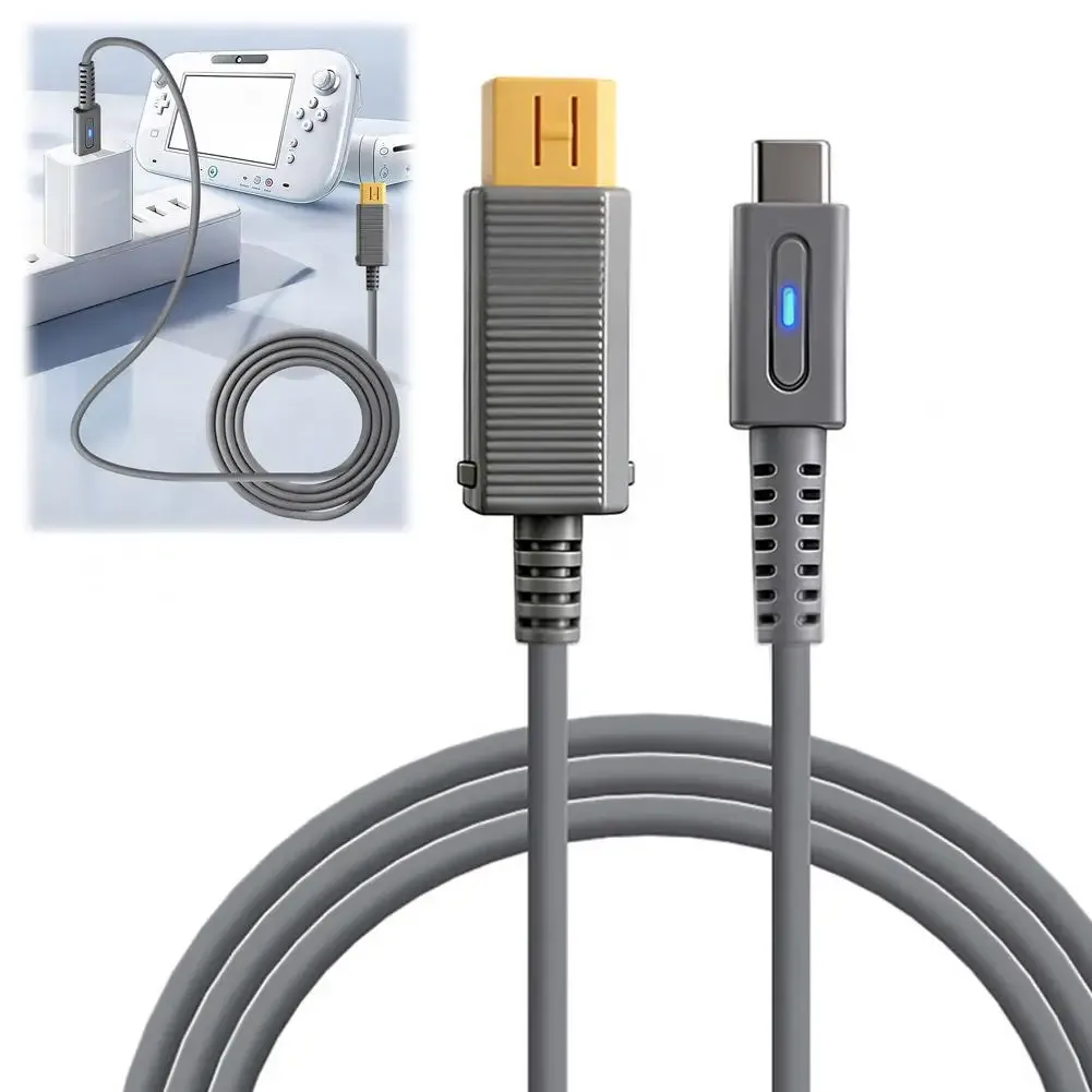 Câble de charge USB-C 45W PD pour Nintendo Wii U - 1,8 m - Image 3