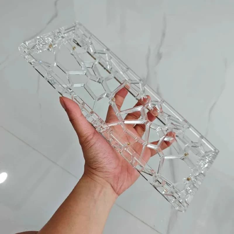Boîtier de clavier GH60 en polycarbonate transparent haute résistance pour Holy60/MAD60/Wooting60/win60 - Image 1