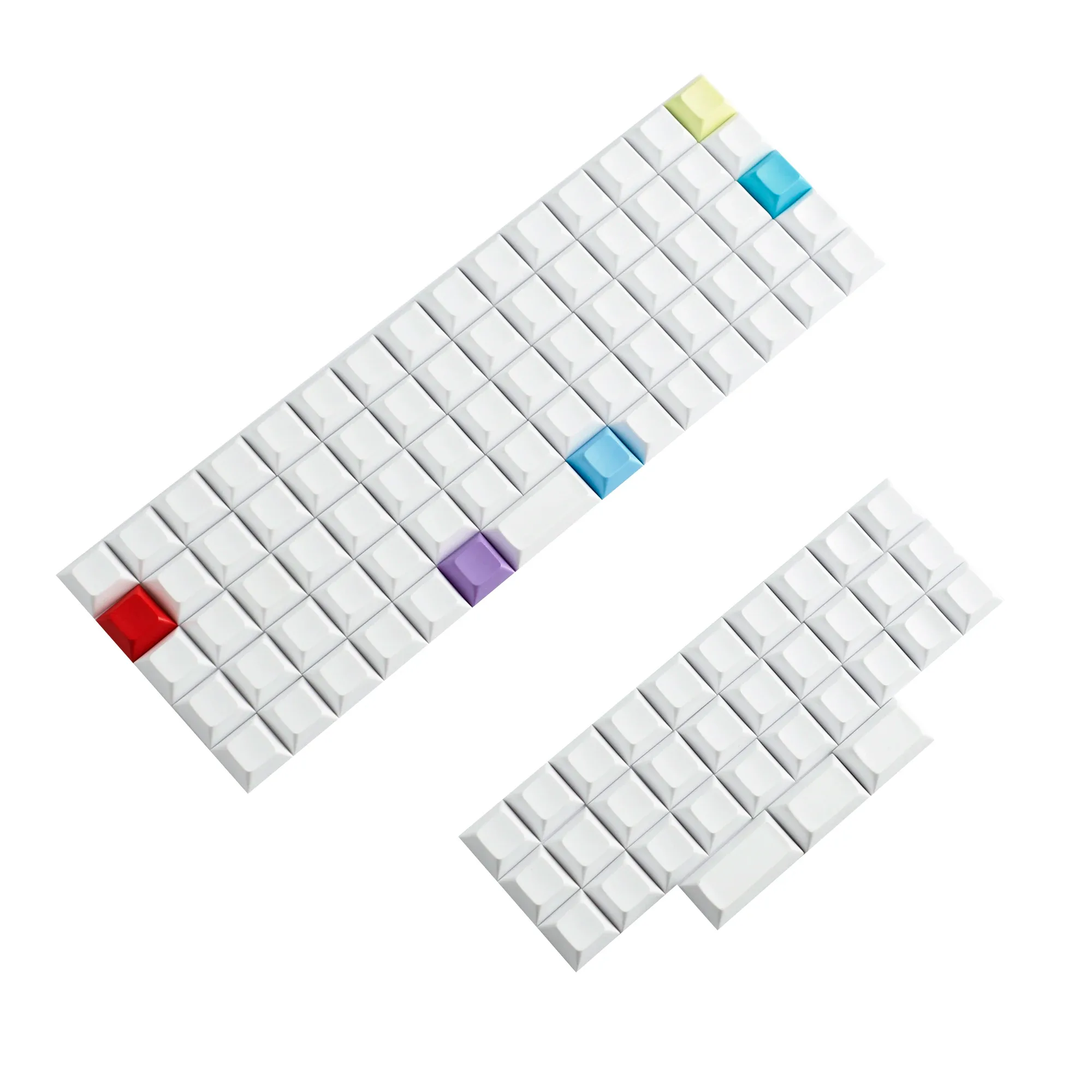 Touches PBT XDA V2/DSA sans légende pour claviers ortholinéaires (XD75, ID75, Corne, Planck, Preonic, Niu40) slide 5