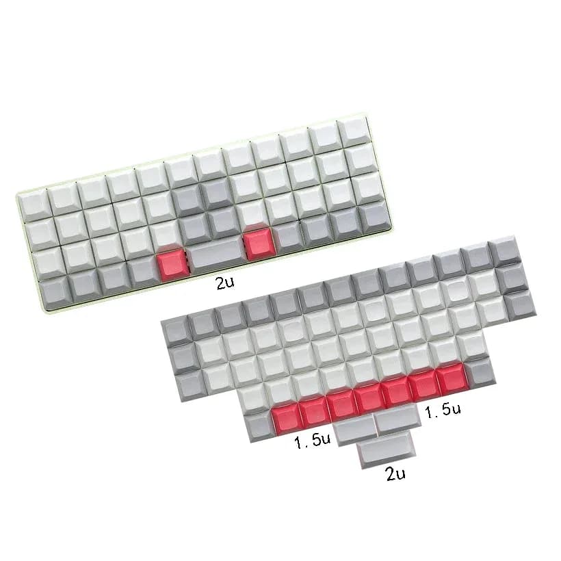 Touches PBT XDA V2/DSA sans légende pour claviers ortholinéaires (XD75, ID75, Corne, Planck, Preonic, Niu40) slide 11