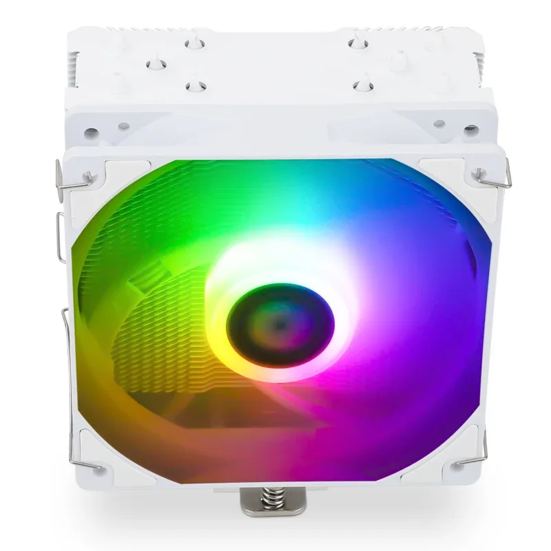 Thermalright AK120 SE ARGB Blanc - Ventirad CPU avec 5 Caloducs et Ventilateur PWM 120mm pour Intel LGA 1700/115x/2066 & AMD AM4/AM5 - Image 4