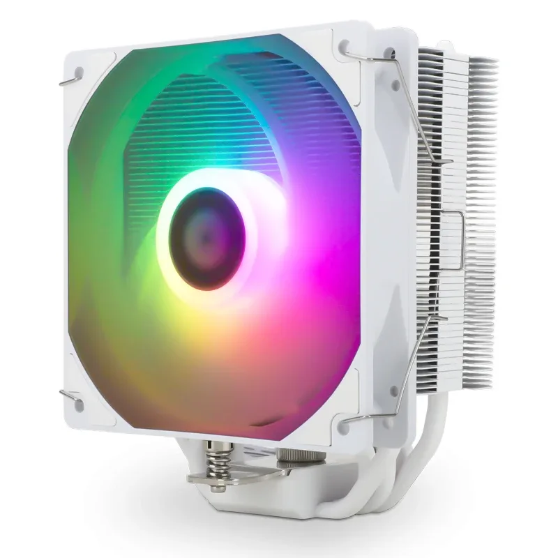 Thermalright AK120 SE ARGB Blanc - Ventirad CPU avec 5 Caloducs et Ventilateur PWM 120mm pour Intel LGA 1700/115x/2066 & AMD AM4/AM5 - Image 2