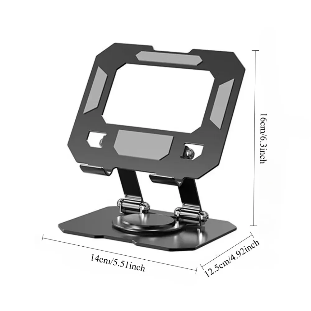 Support de tablette rotatif à 360°, pliable et ajustable pour iPad et tablettes de 4,7 à 12 pouces slide 6