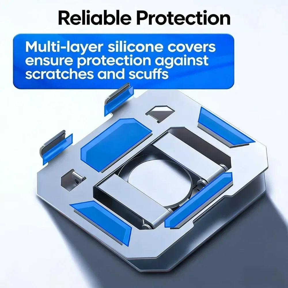 Support de tablette rotatif à 360°, pliable et ajustable pour iPad et tablettes de 4,7 à 12 pouces slide 4