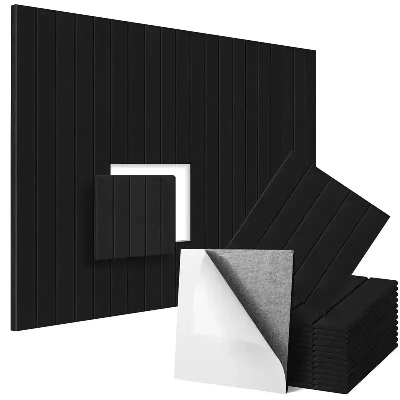 Lot de 12 panneaux acoustiques auto-adhésifs - 30 x 30 x 0,9 cm slide 19