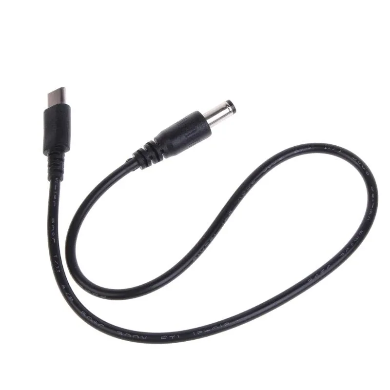 Câble d'alimentation USB-C PD vers DC 5,5 x 2,1 mm (9V/12V/15V/20V)