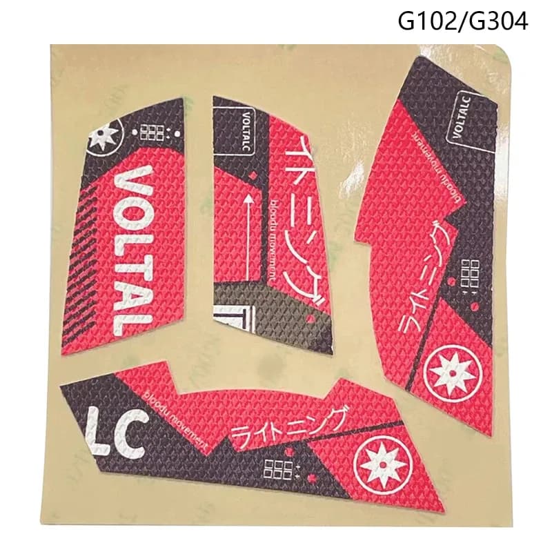 Bandes antidérapantes pour souris Logitech G Pro X Superlight, G502, G102, G304 - Texture peau de lézard slide 11