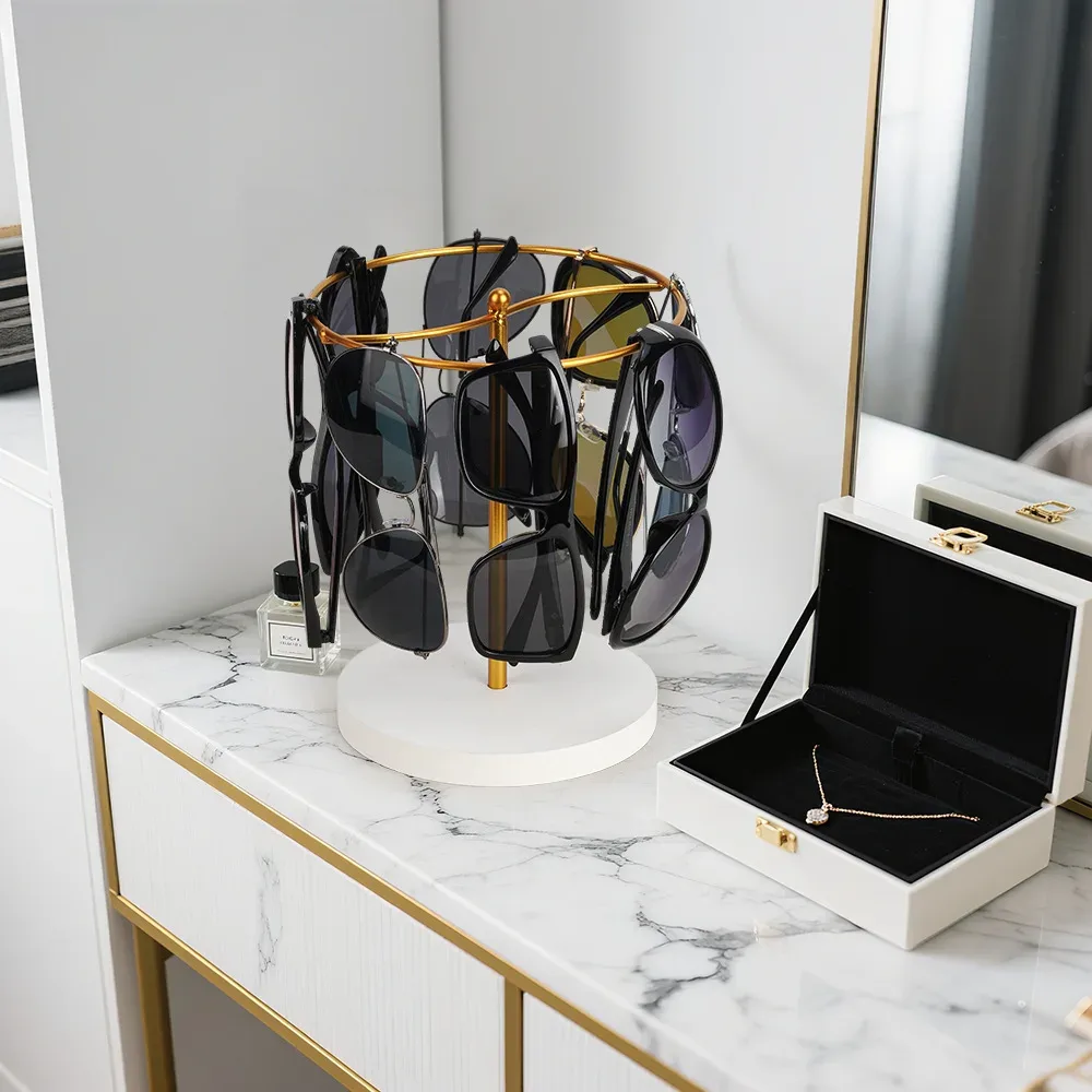 Support de rangement en métal pour lunettes avec base antidérapante - Image 4