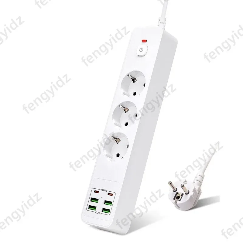 Multiprise 4 prises EU avec 4 ports USB (dont 2 USB-C) et protection contre les surcharges slide 9
