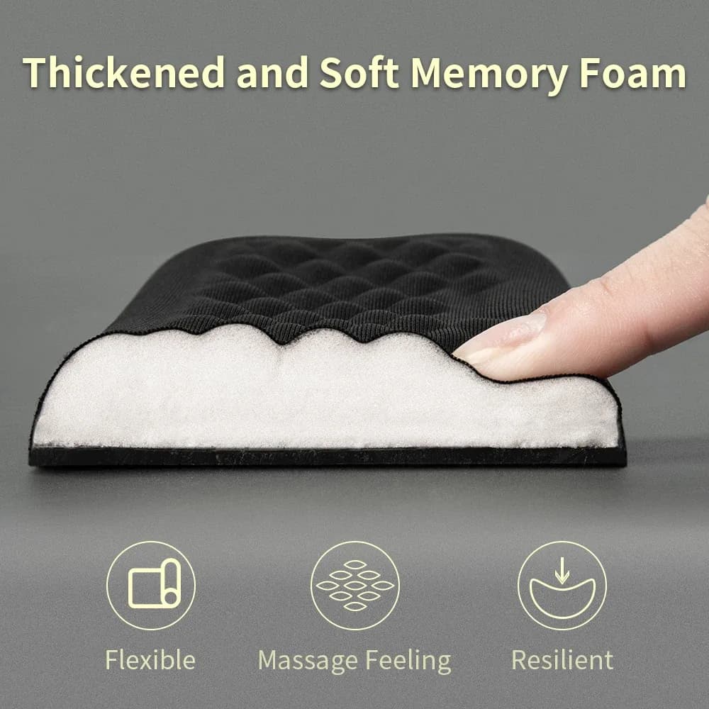 Repose-poignets ergonomiques en mousse à mémoire de forme pour clavier et souris - Image 3