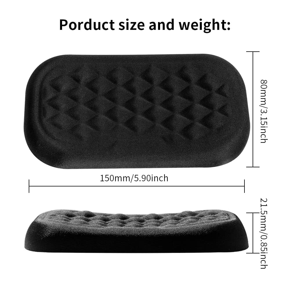 Repose-poignets ergonomiques en mousse à mémoire de forme pour clavier et souris slide 10