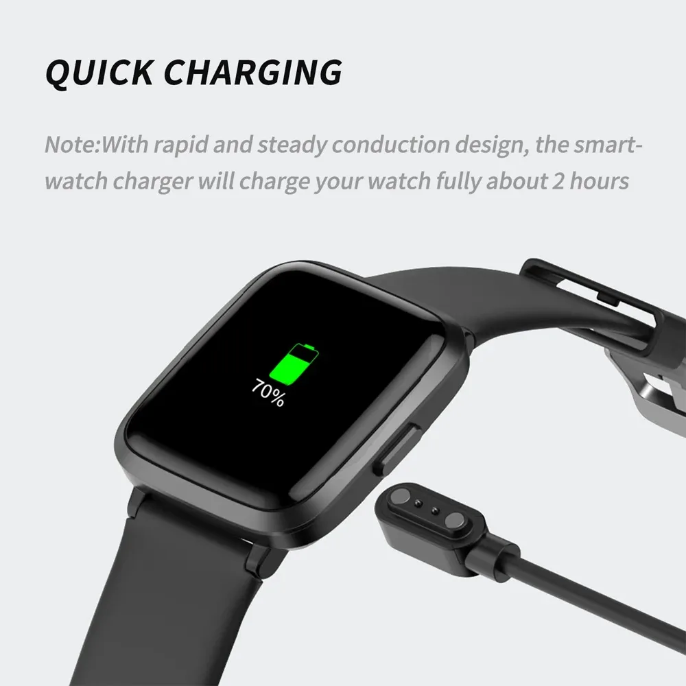 Câble de charge USB magnétique pour montre ID205L, Blackview R3/R3 Pro/X2/X1, Uwatch 3/Uwatch Ufit/GT slide 6