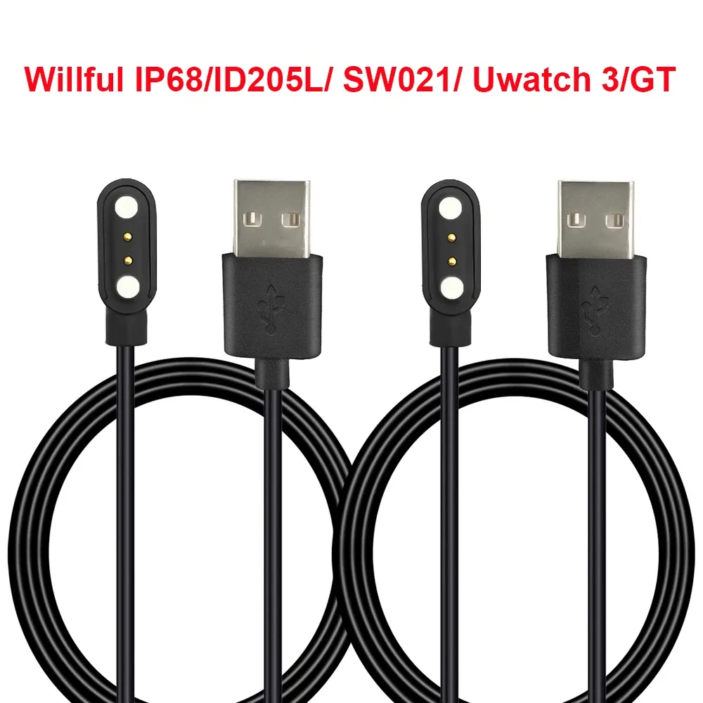 Câble de charge USB magnétique pour montre ID205L, Blackview R3/R3 Pro/X2/X1, Uwatch 3/Uwatch Ufit/GT