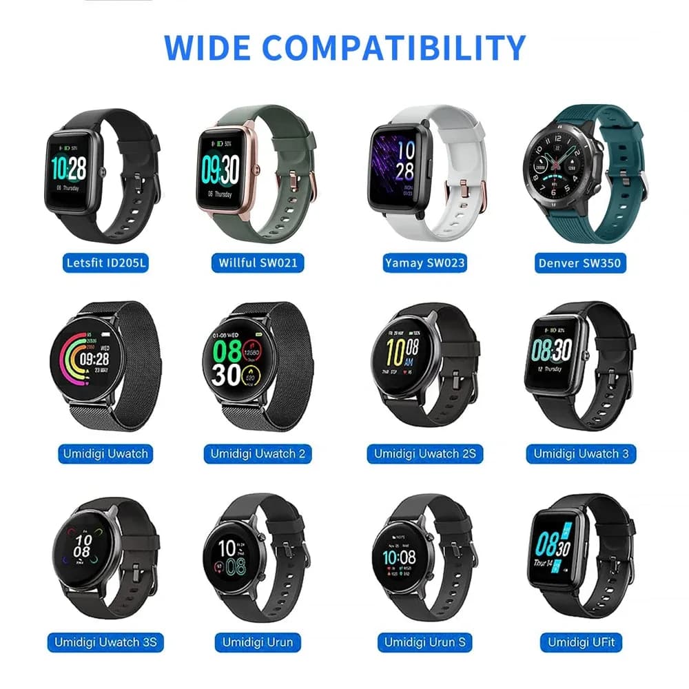 Câble de charge USB magnétique pour montre ID205L, Blackview R3/R3 Pro/X2/X1, Uwatch 3/Uwatch Ufit/GT slide 2