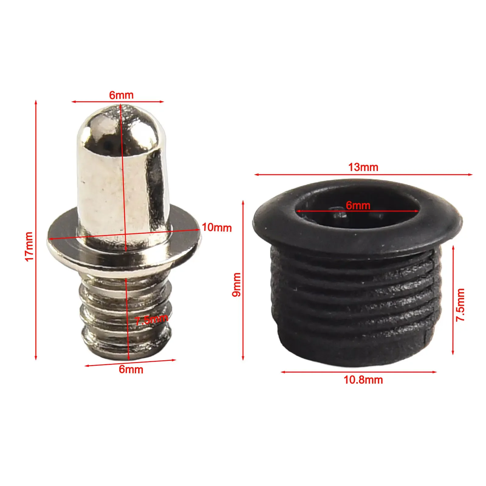 Kit de 10 attaches à rotule pour grille de haut-parleur slide 13