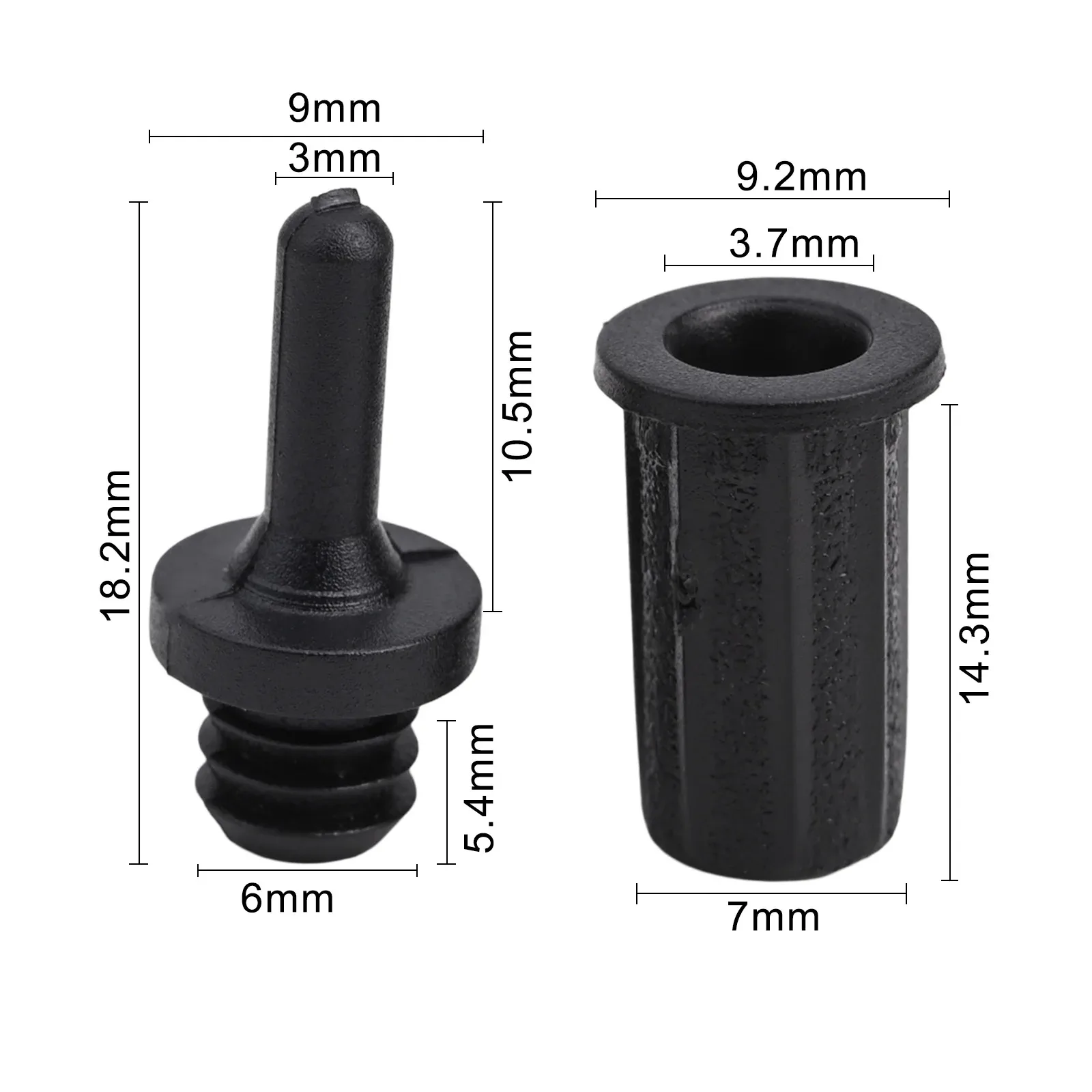 Kit de 10 attaches à rotule pour grille de haut-parleur slide 12