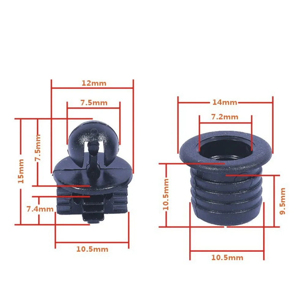 Kit de 10 attaches à rotule pour grille de haut-parleur slide 9