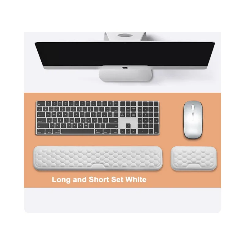 Repose-poignet ergonomique en mousse à mémoire de forme avec base antidérapante pour clavier et souris - Image 3