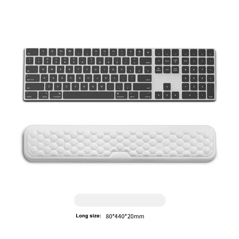 Repose-poignet ergonomique en mousse à mémoire de forme avec base antidérapante pour clavier et souris slide 9