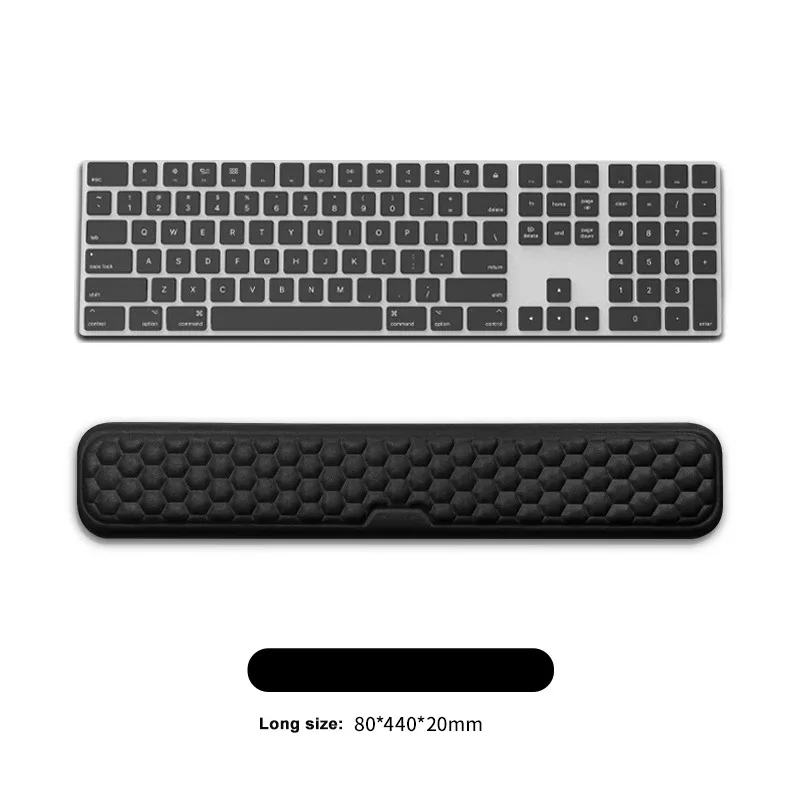 Repose-poignet ergonomique en mousse à mémoire de forme avec base antidérapante pour clavier et souris slide 12