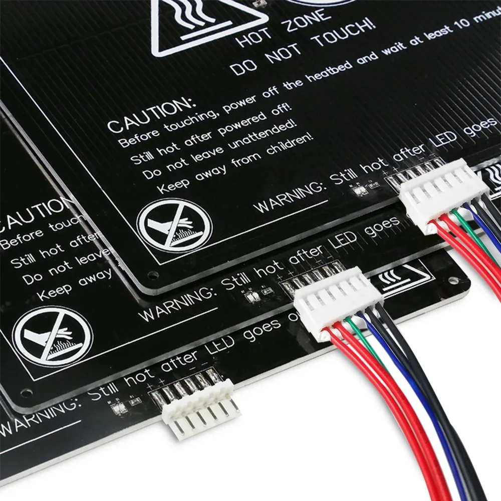 Kit de plateau chauffant MK3 en aluminium 12V/24V pour Anet A8 et A6 avec câblage slide 5
