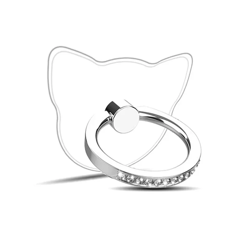 Support bague pour smartphone en forme de diamant transparent - Rotation 360° slide 10