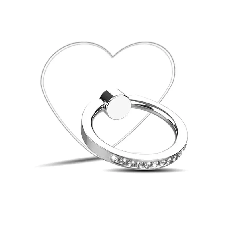 Support bague pour smartphone en forme de diamant transparent - Rotation 360° slide 13