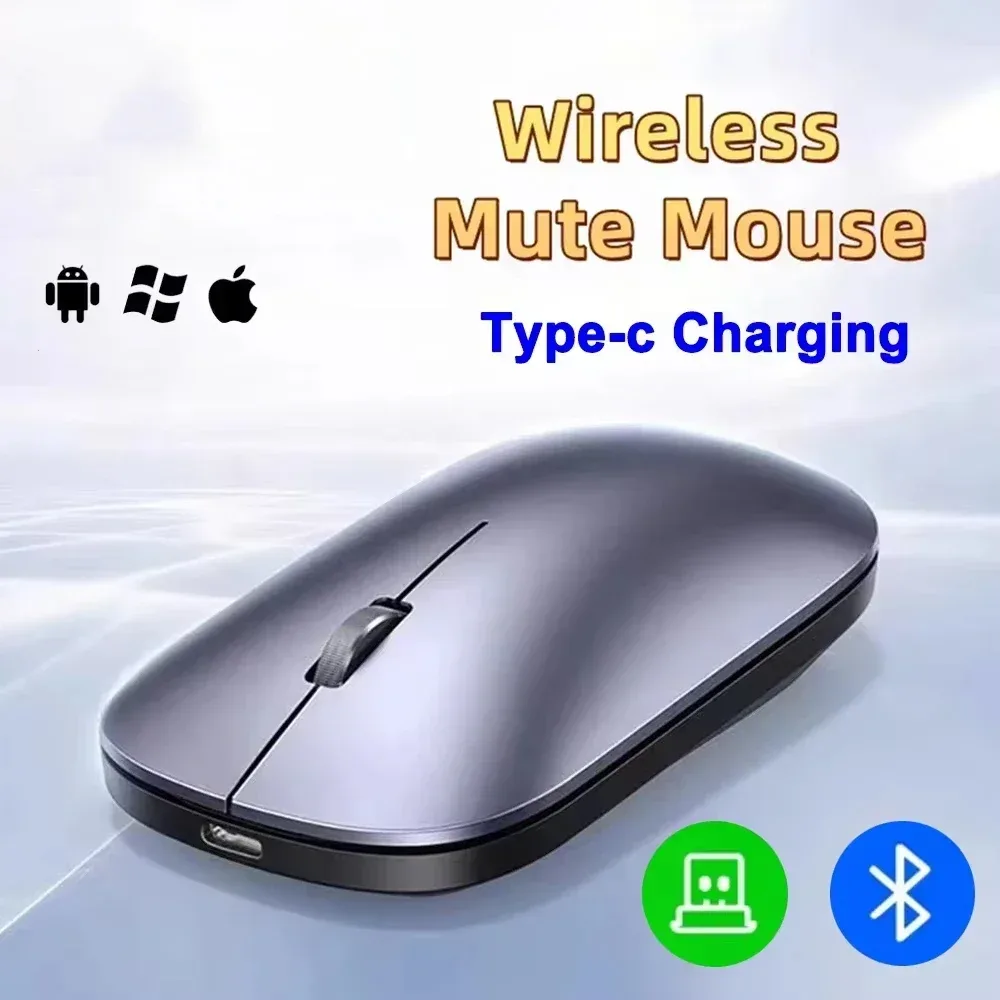 Souris sans fil Lenovo rechargeable USB-C - Design ergonomique et silencieux slide 2