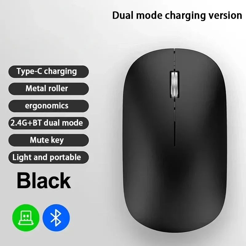 Souris sans fil Lenovo rechargeable USB-C - Design ergonomique et silencieux slide 11