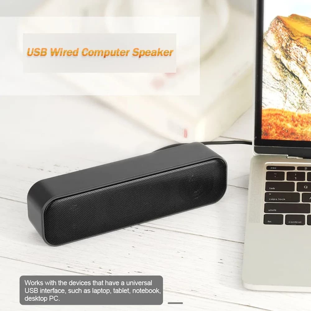 Barre de son USB filaire pour ordinateur et TV - Image 4