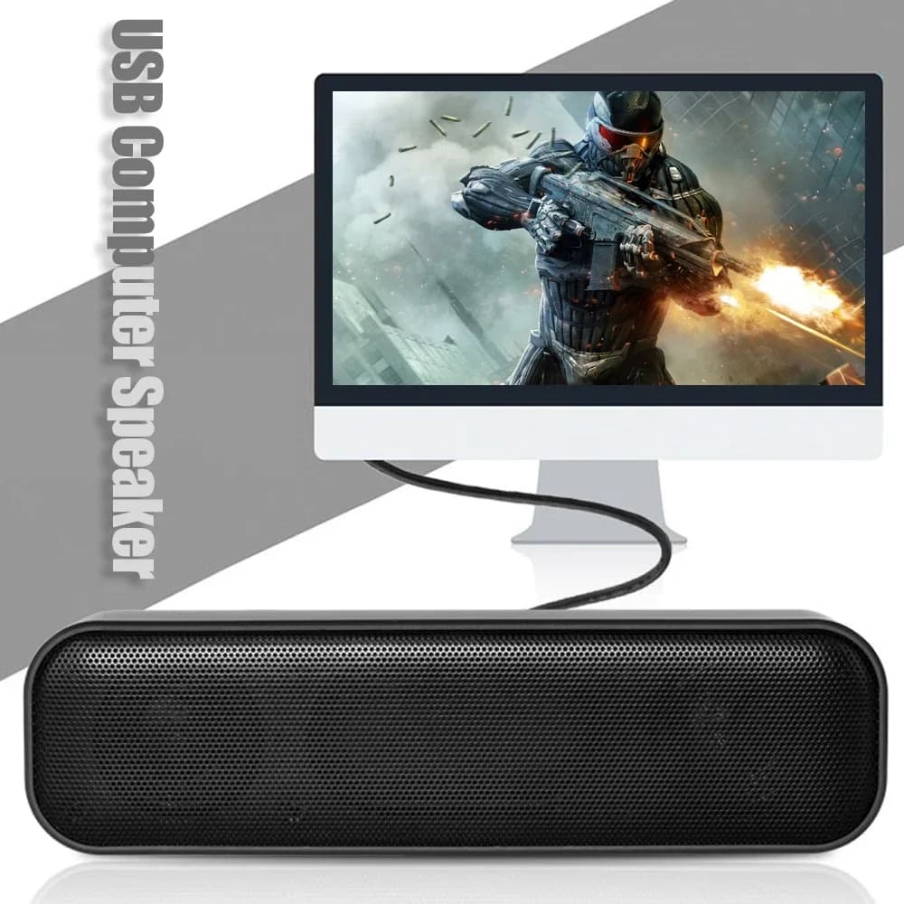 Barre de son USB filaire pour ordinateur et TV - Image 3