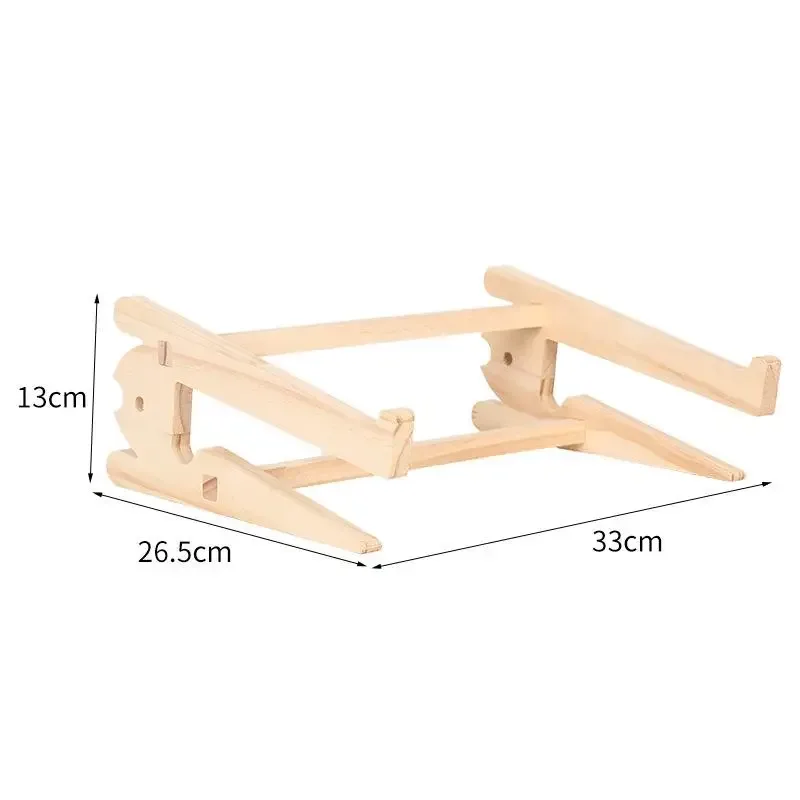 Support d'ordinateur portable en bois avec base renforcée slide 9