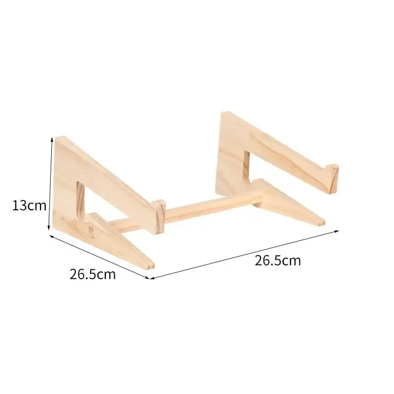 Support d'ordinateur portable en bois avec base renforcée slide 10