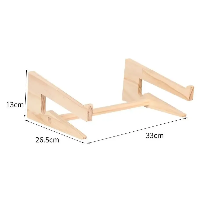 Support d'ordinateur portable en bois avec base renforcée slide 11