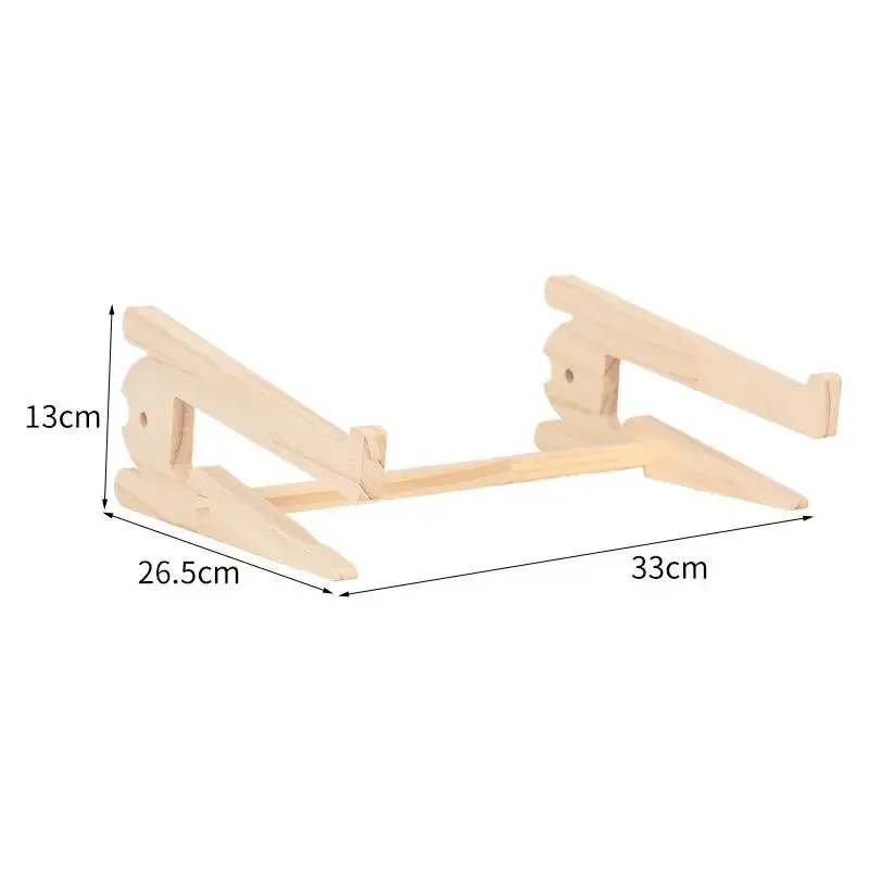 Support d'ordinateur portable en bois avec base renforcée slide 12