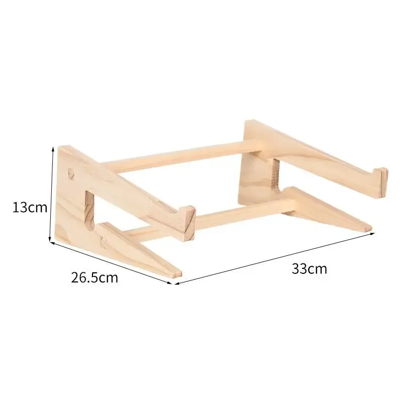 Support d'ordinateur portable en bois avec base renforcée slide 13