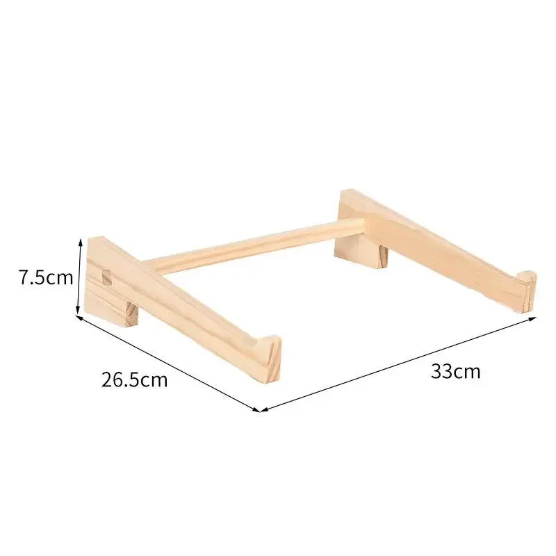 Support d'ordinateur portable en bois avec base renforcée slide 14