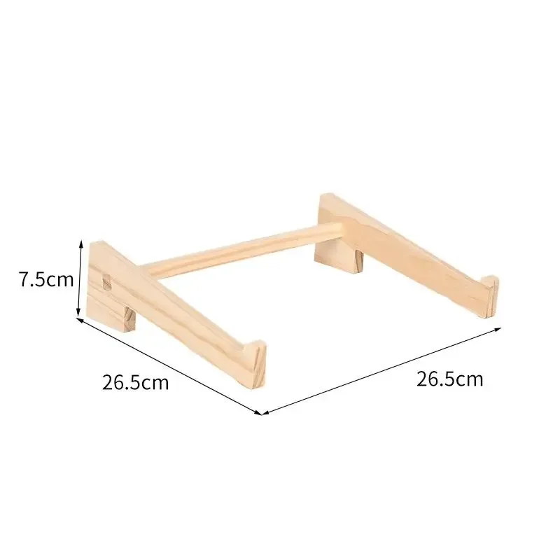 Support d'ordinateur portable en bois avec base renforcée slide 15