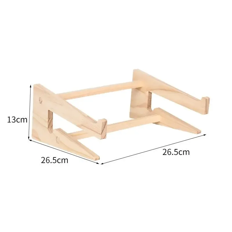 Support d'ordinateur portable en bois avec base renforcée slide 7