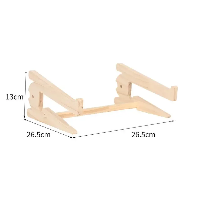 Support d'ordinateur portable en bois avec base renforcée slide 8
