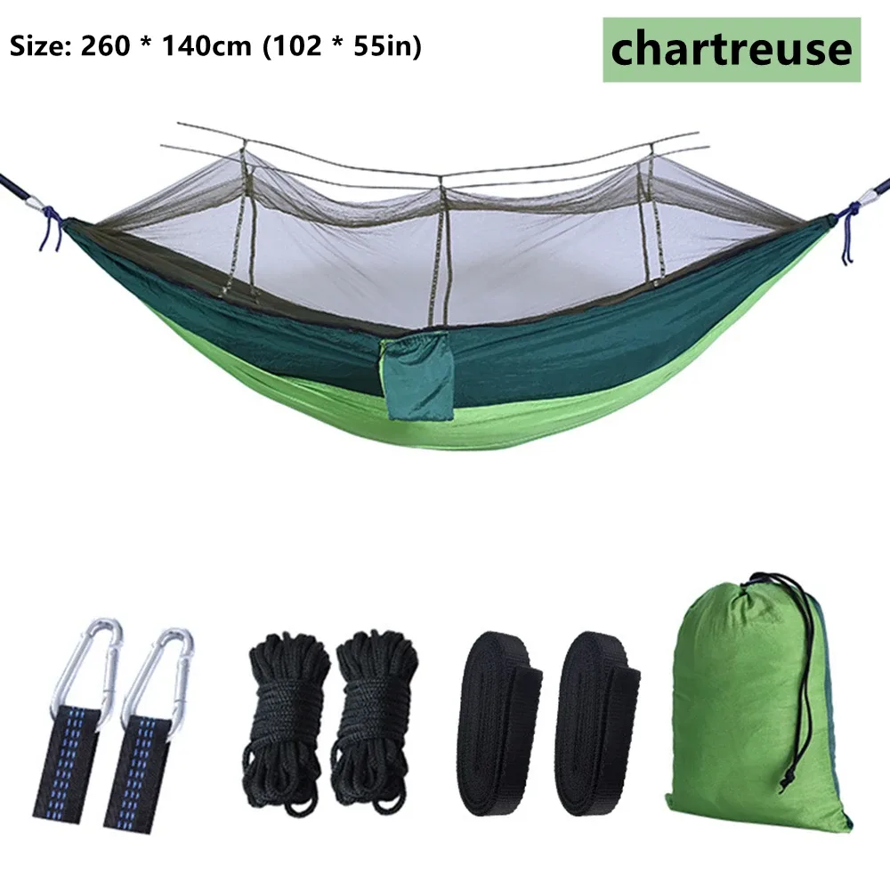 Hamac de camping double avec moustiquaire intégrée slide 16