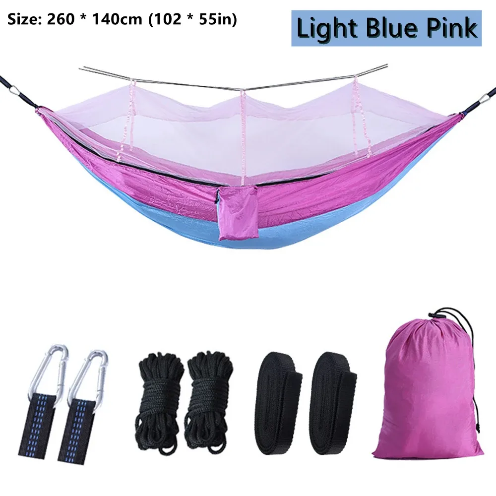 Hamac de camping double avec moustiquaire intégrée slide 14