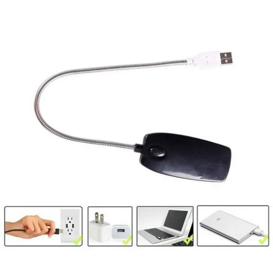 Lampe de lecture USB flexible à 28 LED ultra-lumineuse pour ordinateur portable - Image 5