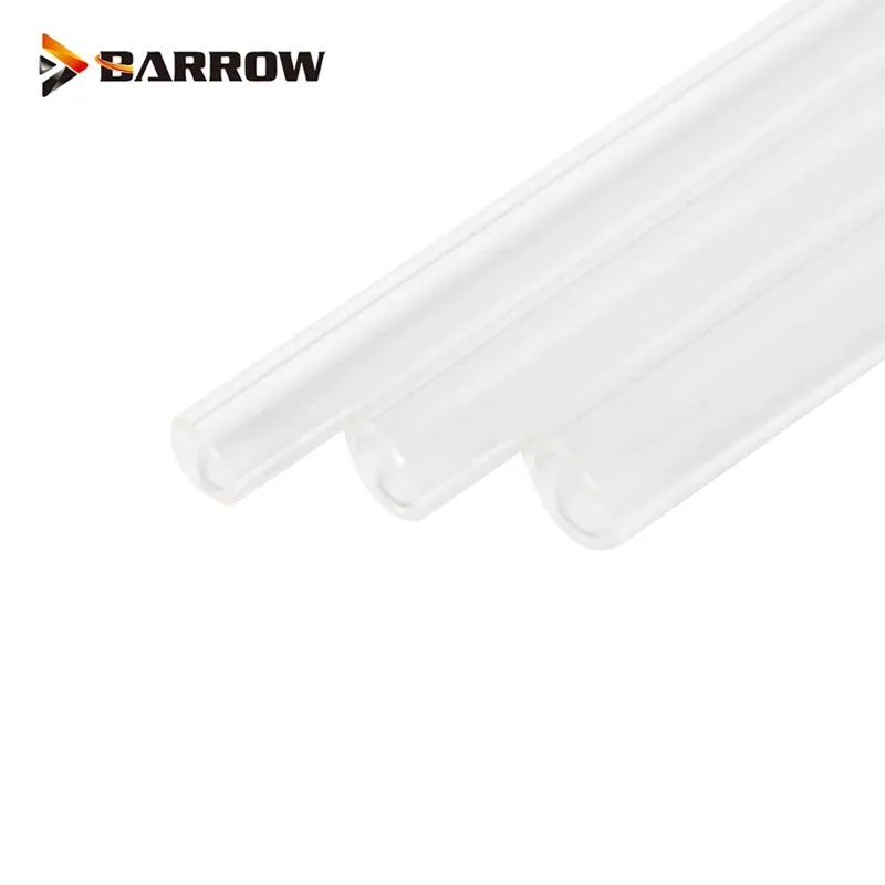 Tube rigide transparent Barrow en acrylique PMMA pour watercooling - 500 mm (8x12mm/10x14mm/12x16mm)