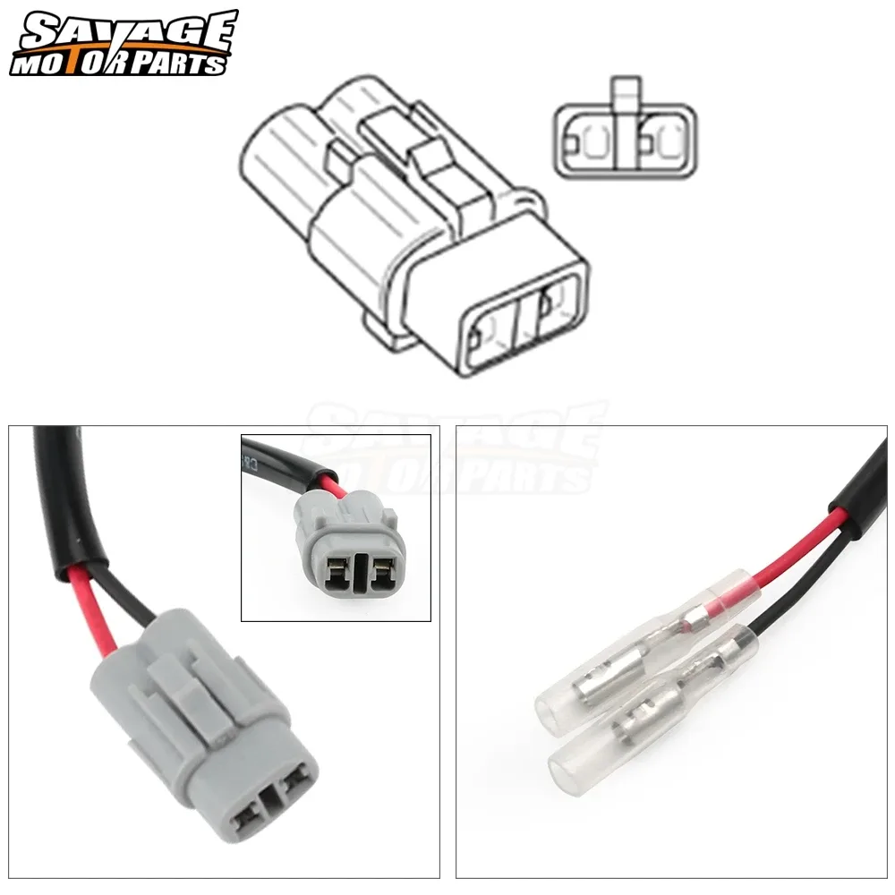 Adaptateur de connecteur pour éclairage de plaque pour Kawasaki Z1000 Z900 Ninja ZX-4R ZX-6R ZX-10R Z H2 1000SX Versys 1000 slide 6