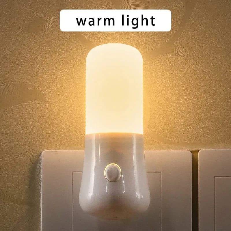 Mini veilleuse LED avec capteur crépusculaire pour chambre, couloir et escalier slide 8