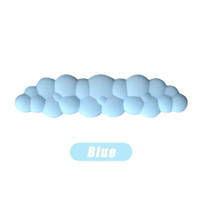 Repose-poignet ergonomique en forme de nuage pour clavier, cuir souple et mousse à mémoire de forme slide 25